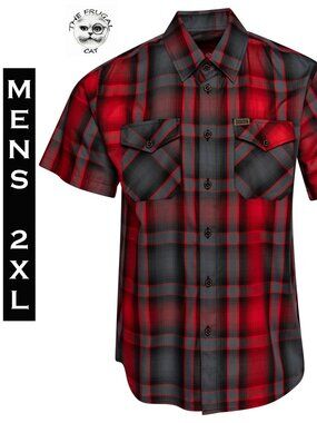 DIXXON FLANNEL - CANDY FLAKE Bamboo S/S Shirt - Men's 2XL
